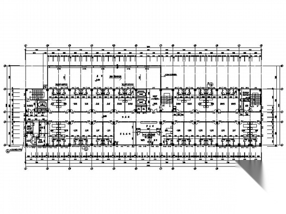 [湖北]7层现代风格中医院综合楼建筑施工图（知名设计院...施工图下载【ID:166208162】