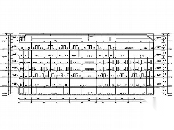 [湖北]7层现代风格中医院综合楼建筑施工图（知名设计院...施工图下载【ID:166208162】