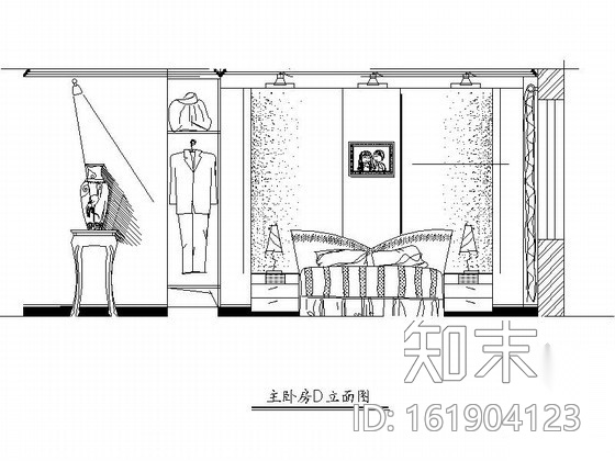 家装立面CAD图块施工图下载【ID:161904123】