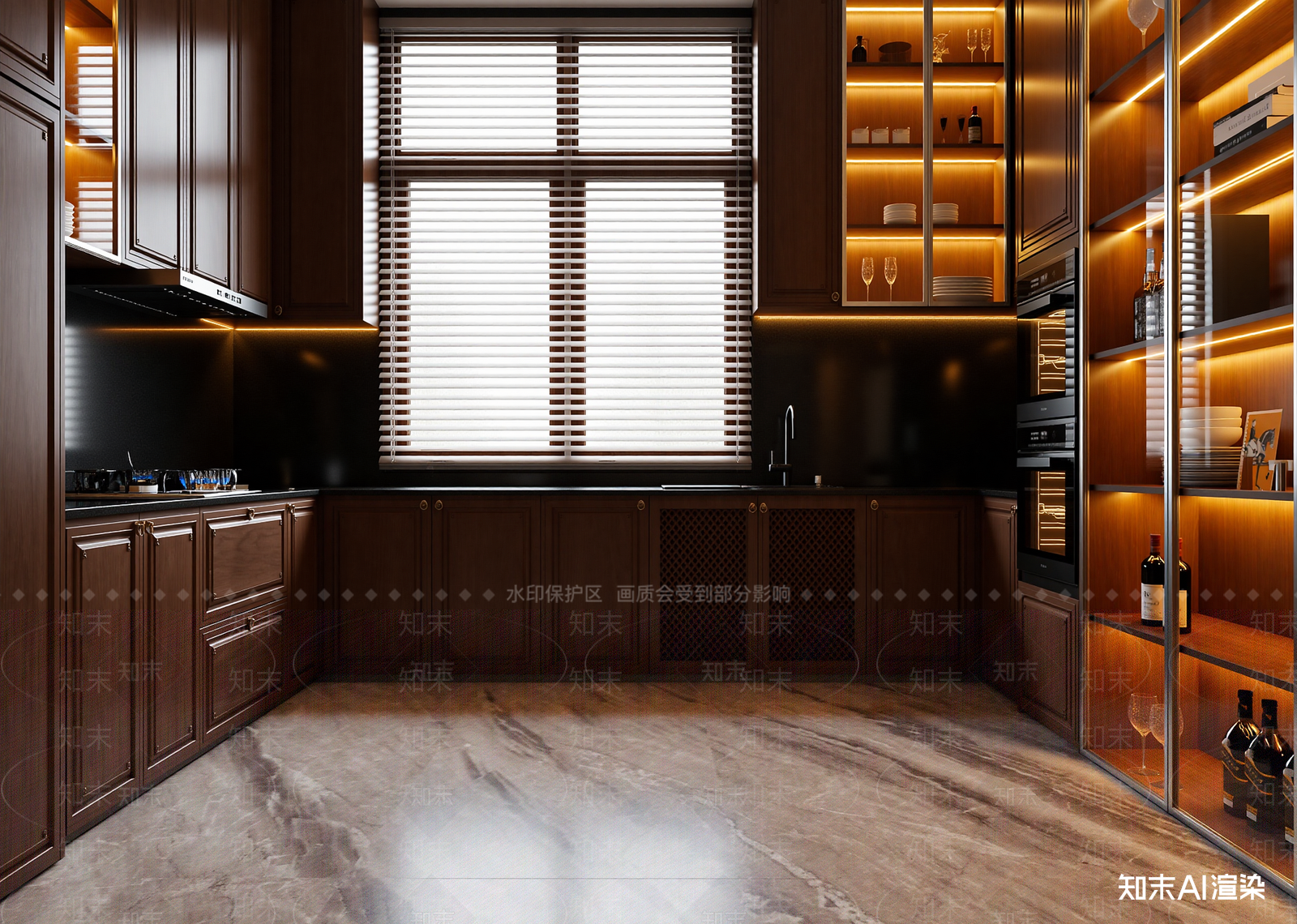 新中式后厨3D模型下载【ID:1214660282】