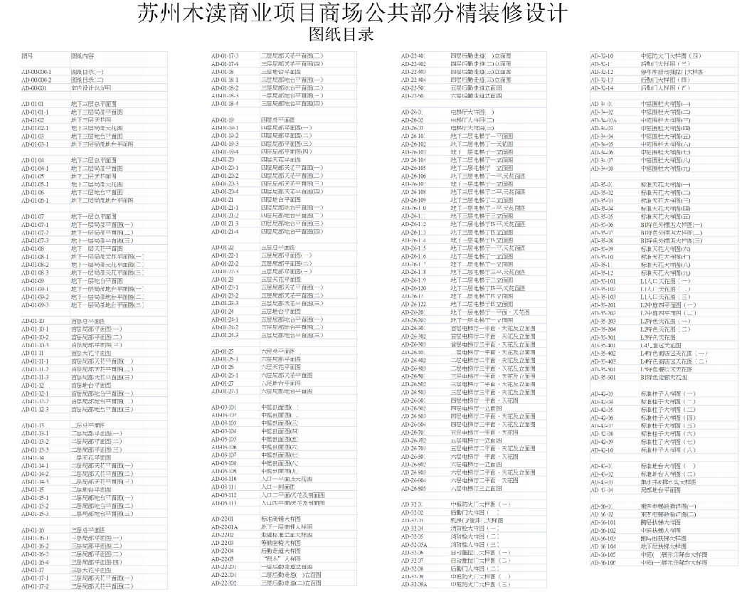 苏州悠方购物中心商场施工图+效果图+材料表cad施工图下载【ID:160415145】