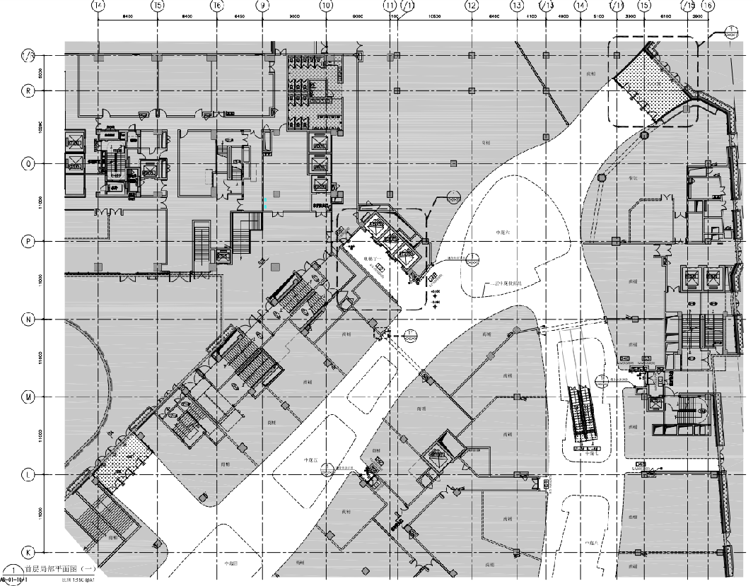 苏州悠方购物中心商场施工图+效果图+材料表cad施工图下载【ID:160415145】