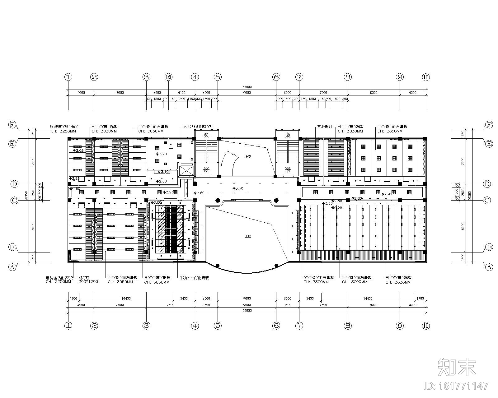 镇江市申力新型材料有限公司办公楼装饰设计施工图cad施工图下载【ID:161771147】