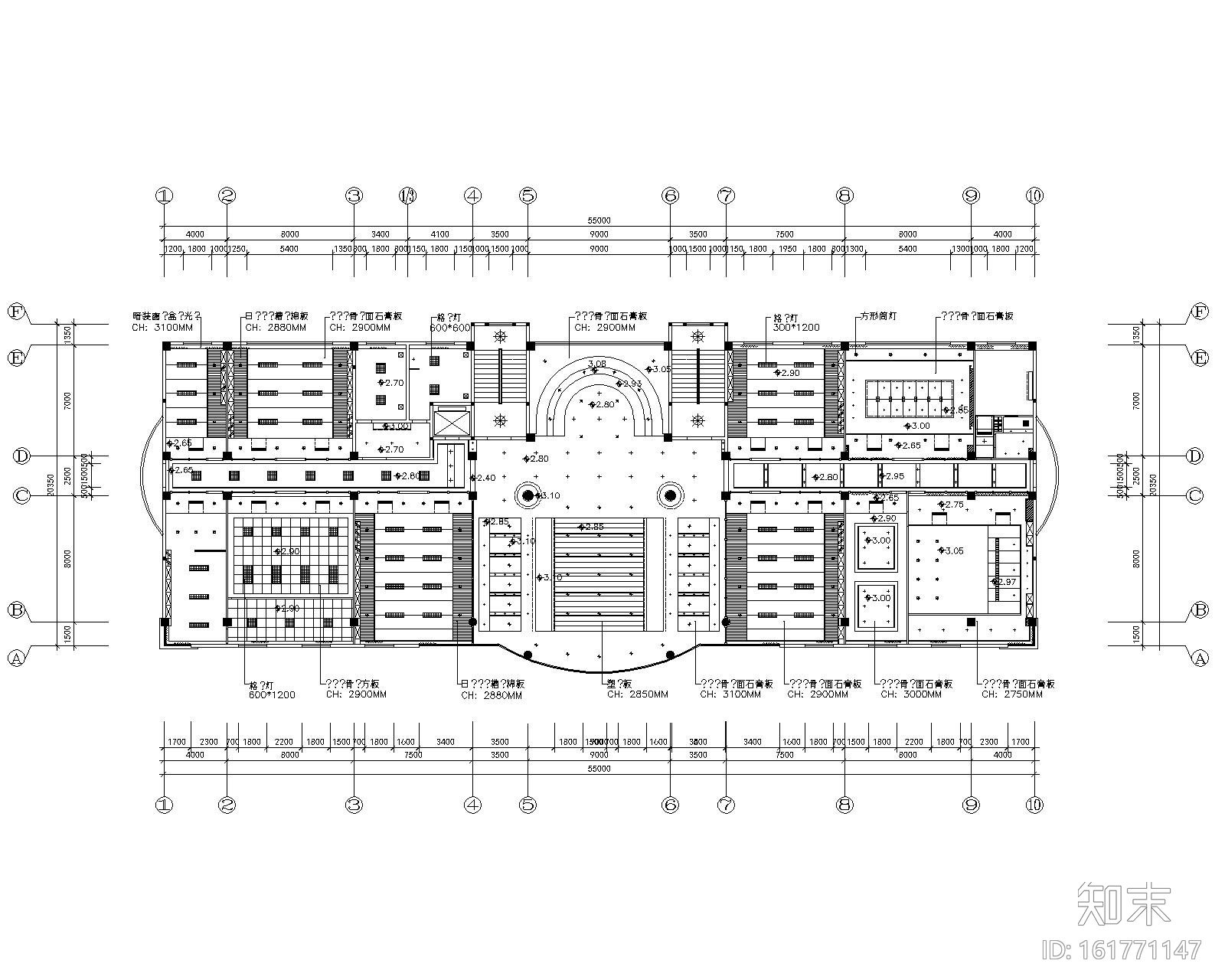 镇江市申力新型材料有限公司办公楼装饰设计施工图cad施工图下载【ID:161771147】