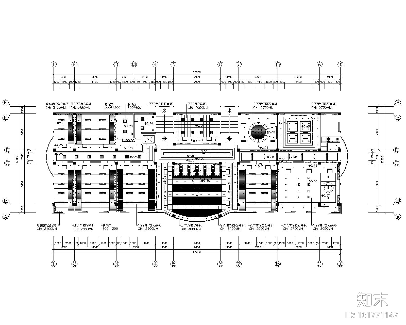 镇江市申力新型材料有限公司办公楼装饰设计施工图cad施工图下载【ID:161771147】