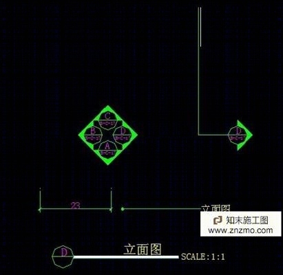 CAD画图比例专用1:1cad施工图下载【ID:26936213】