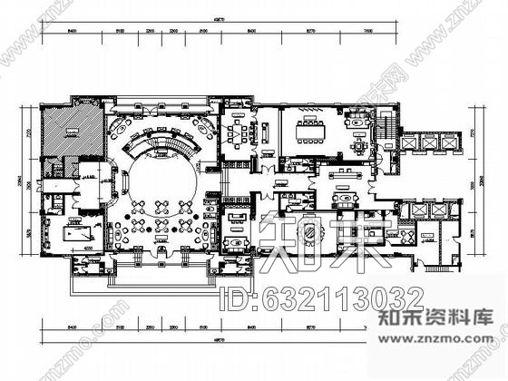 施工图浙江超豪华国际欧式会所室内装修施工图含效果)cad施工图下载【ID:632113032】