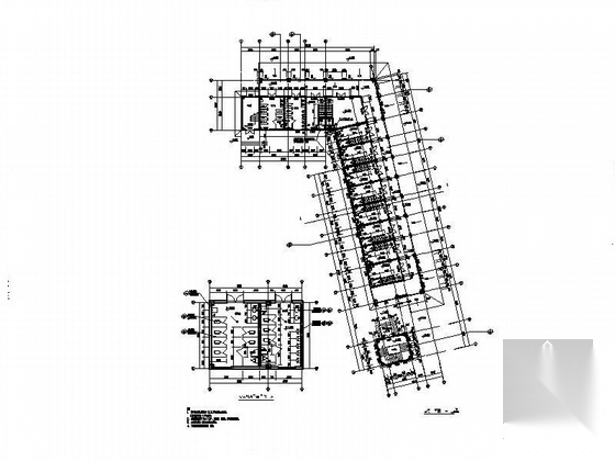 [安徽]高层剪力墙一梯两户塔式住宅楼建筑施工图（含多...cad施工图下载【ID:166058119】