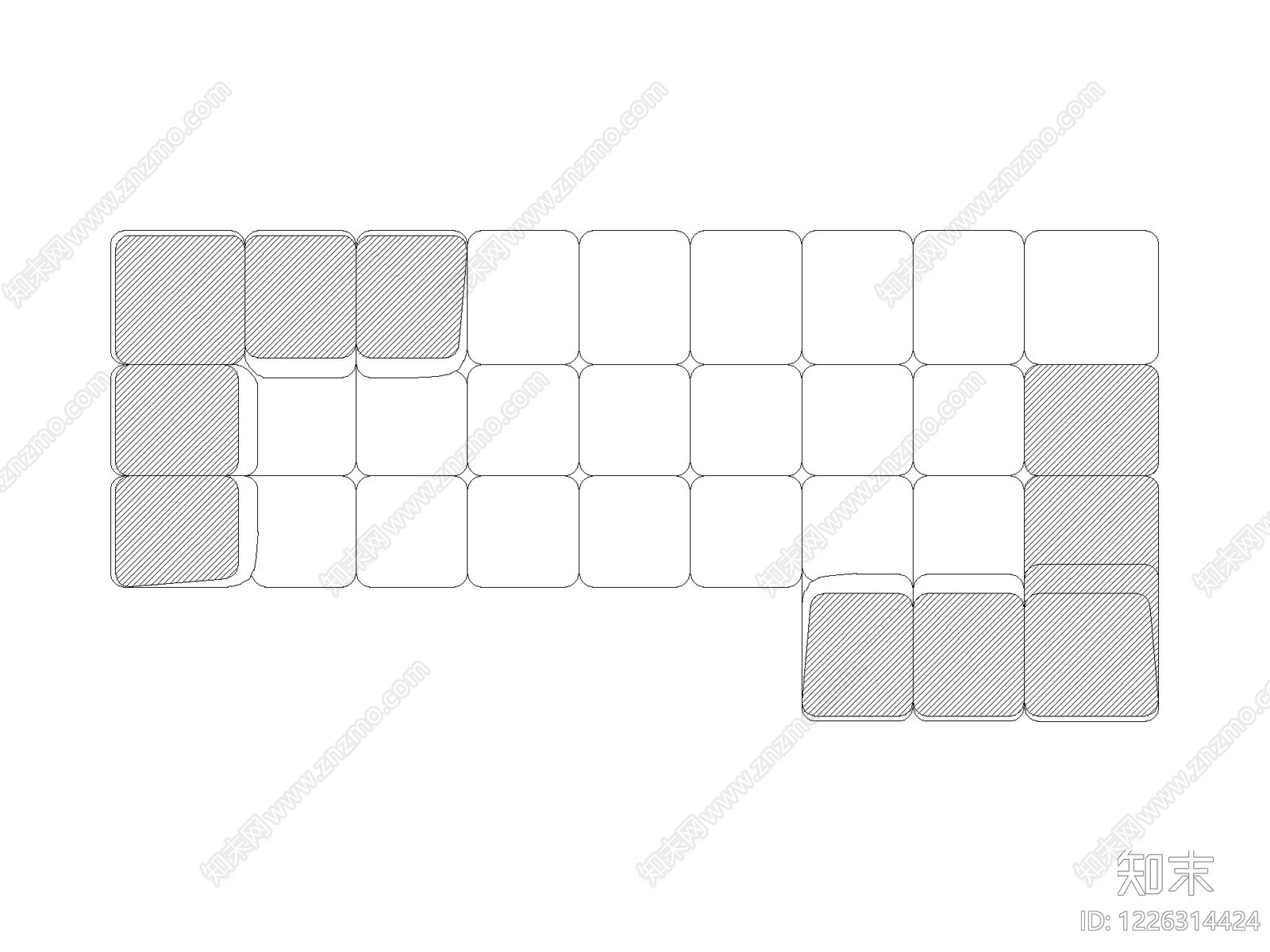 填充图案cad施工图下载【ID:1226314424】