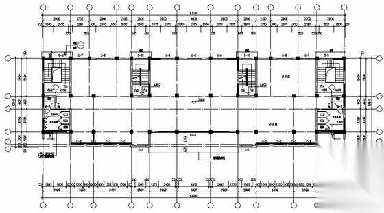 某六层商住楼建筑方案图cad施工图下载【ID:149843151】