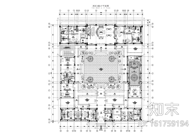 河源东江新中式风格别墅设计施工图（附效果图）cad施工图下载【ID:161759194】