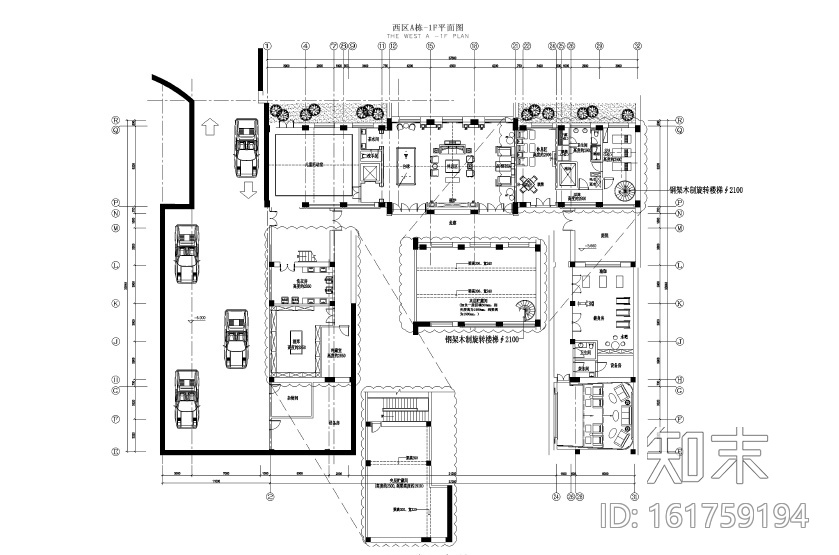 河源东江新中式风格别墅设计施工图（附效果图）cad施工图下载【ID:161759194】