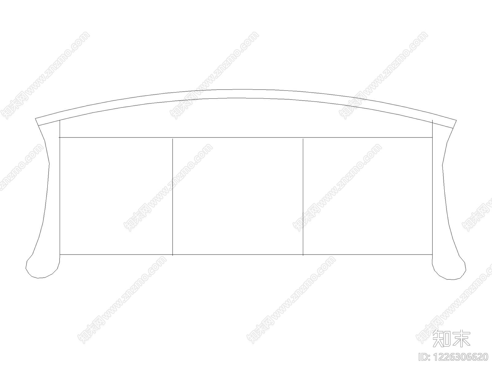 沙发cad施工图下载【ID:1226306620】