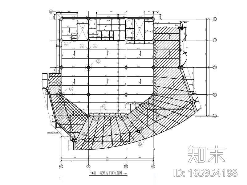 2栋多层钢框架社区服务楼全套施工图(2018)cad施工图下载【ID:165954188】