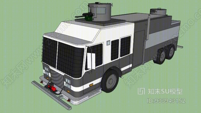 现代窗SU模型草图