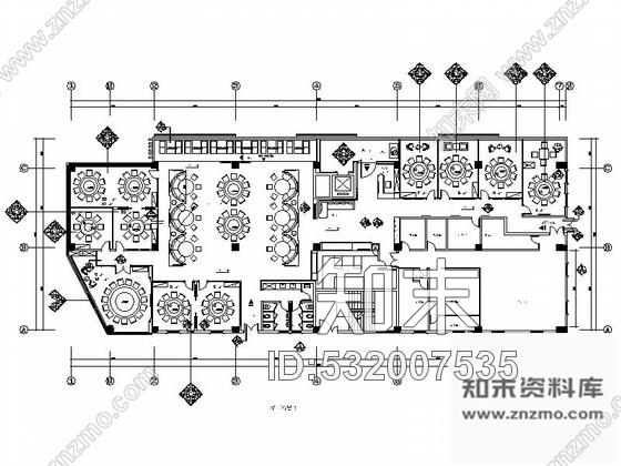 施工图无锡某名品特色餐厅室内装修施工图含实景cad施工图下载【ID:532007535】