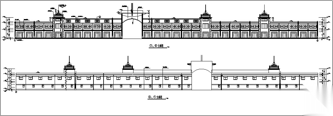 5套商业建筑设计方案初设图CADcad施工图下载【ID:167220191】