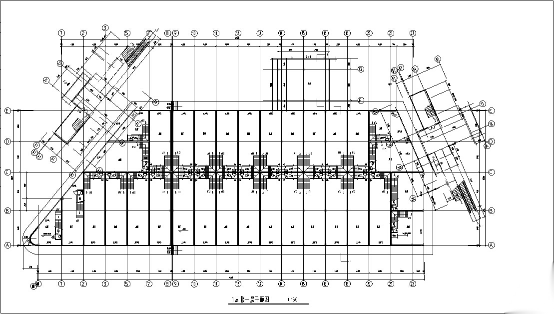 5套商业建筑设计方案初设图CADcad施工图下载【ID:167220191】