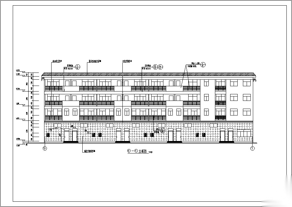 5套商业建筑设计方案初设图CADcad施工图下载【ID:167220191】