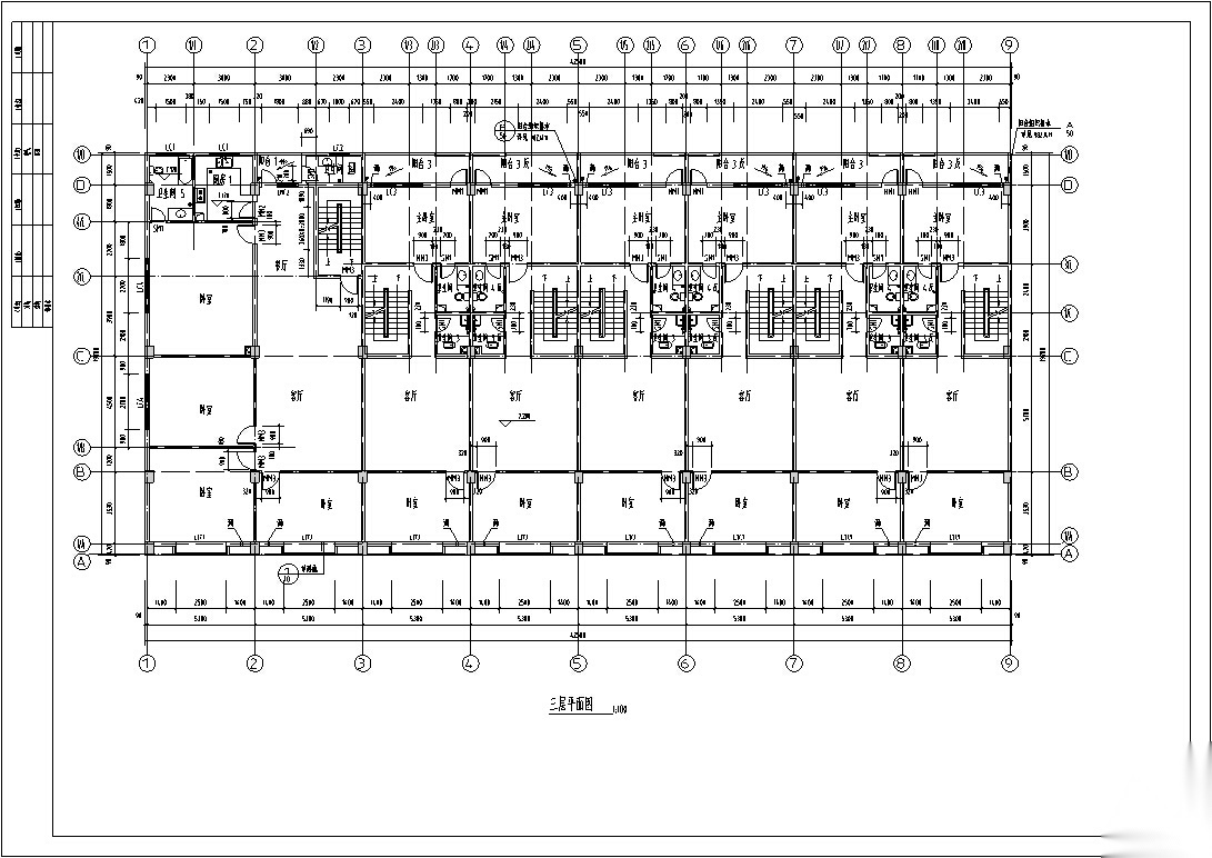 5套商业建筑设计方案初设图CADcad施工图下载【ID:151441159】