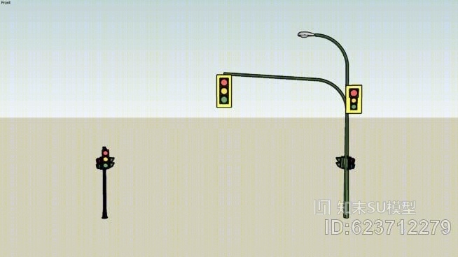户外灯SU模型下载【ID:623712279】