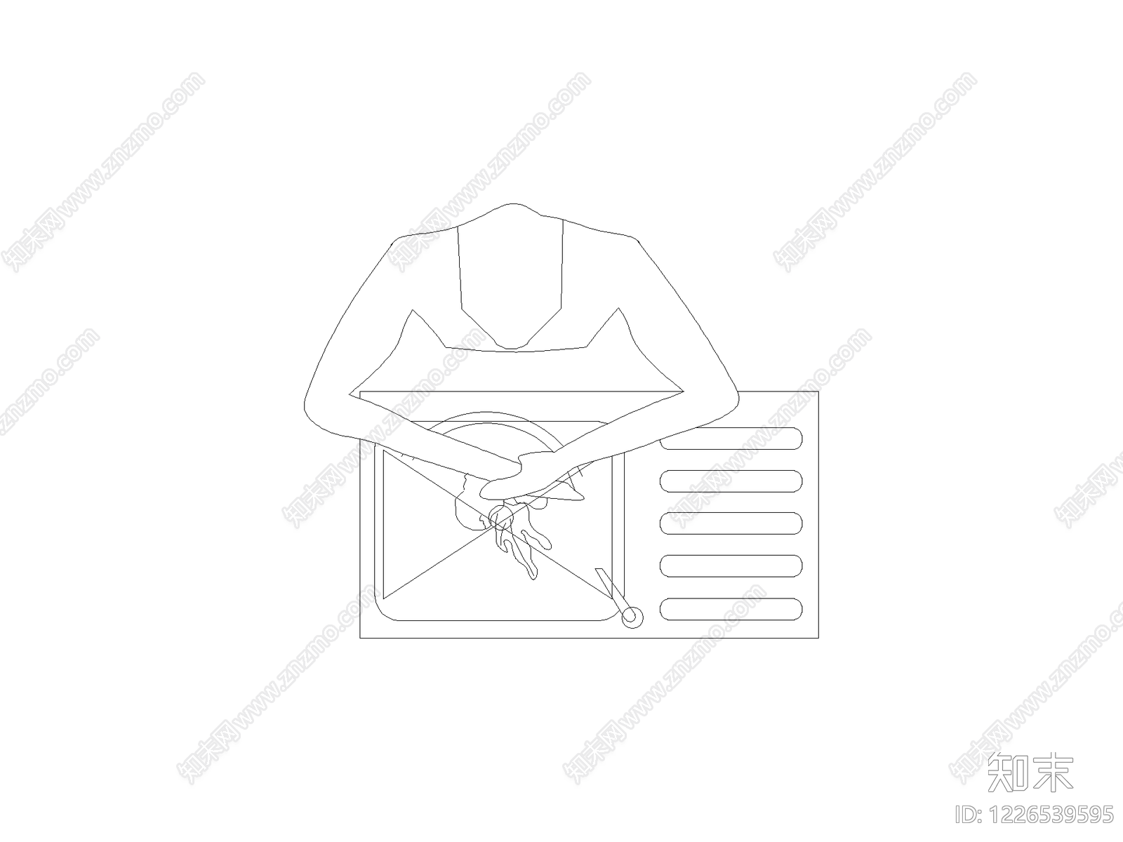 人物cad施工图下载【ID:1226539595】