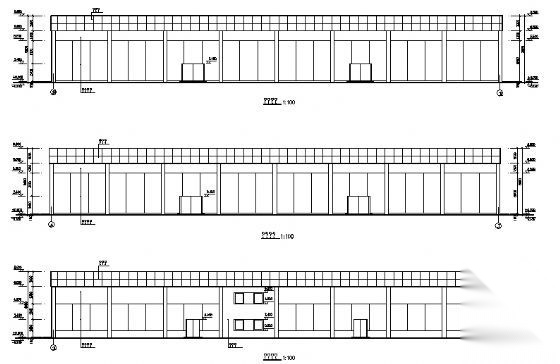 某单层汽车展厅建筑方案图施工图下载【ID:165411122】