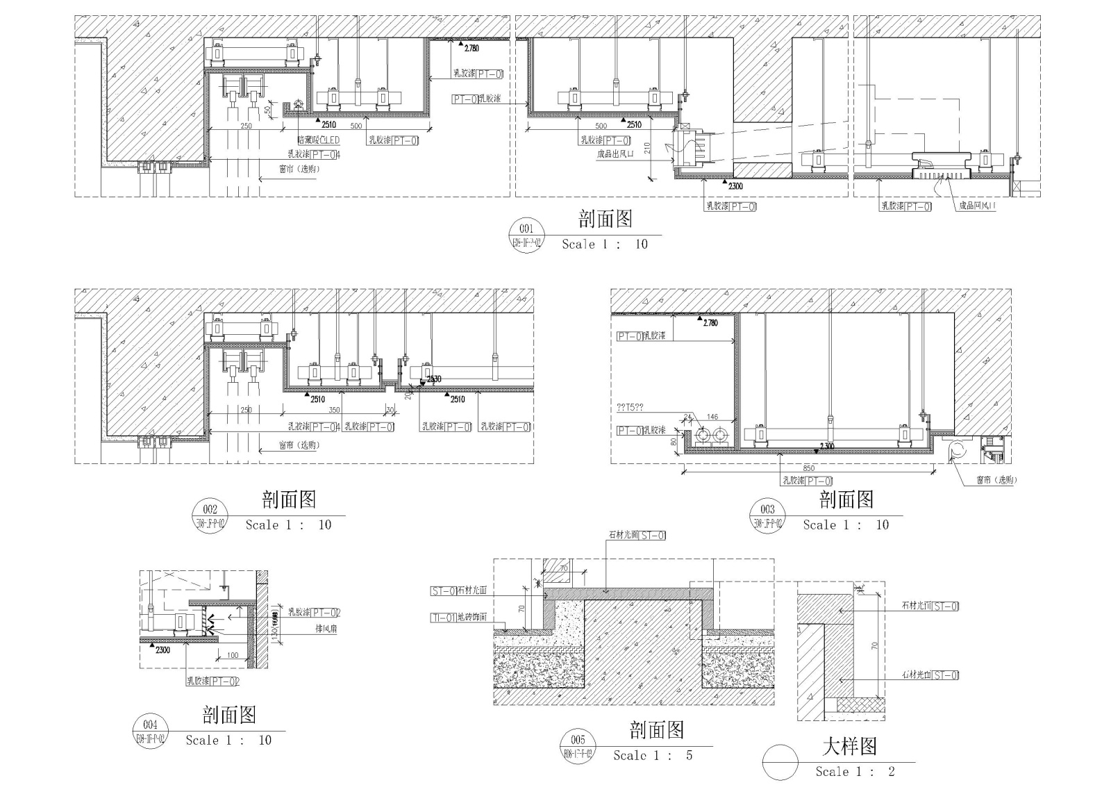 [海南]度假中心新中式复式样板间装饰施工图施工图下载【ID:160651138】