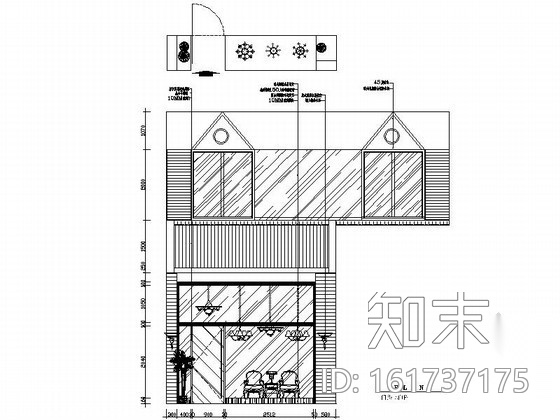 时尚灯具专卖店装修图cad施工图下载【ID:161737175】