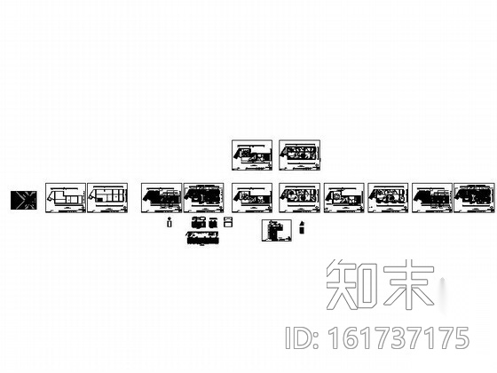 时尚灯具专卖店装修图cad施工图下载【ID:161737175】