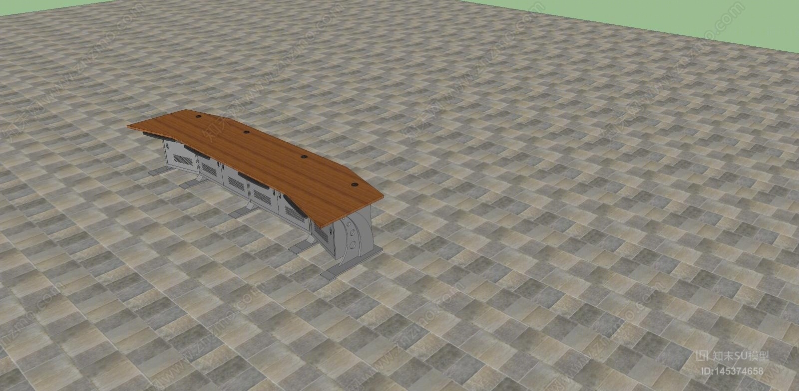 现代操作台SU模型下载【ID:145374658】