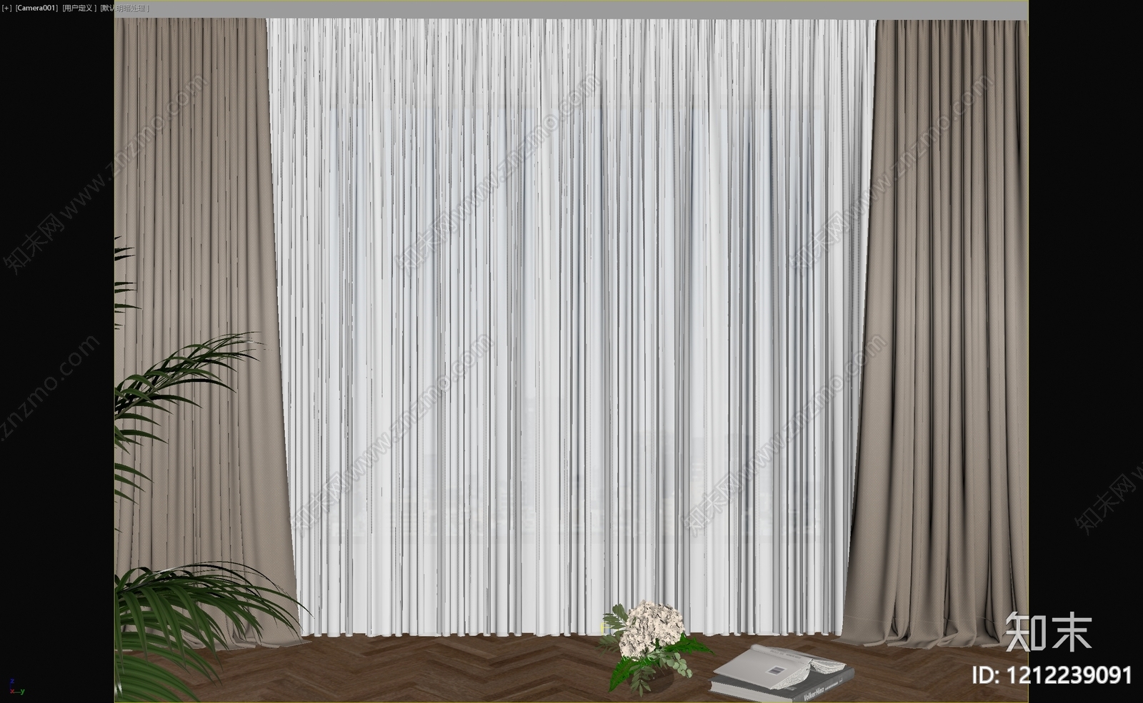 窗帘贴图下载【ID:1212239091】