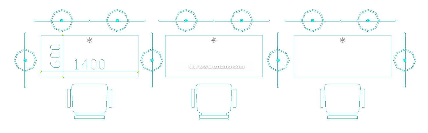 办公桌cad施工图下载【ID:179820140】