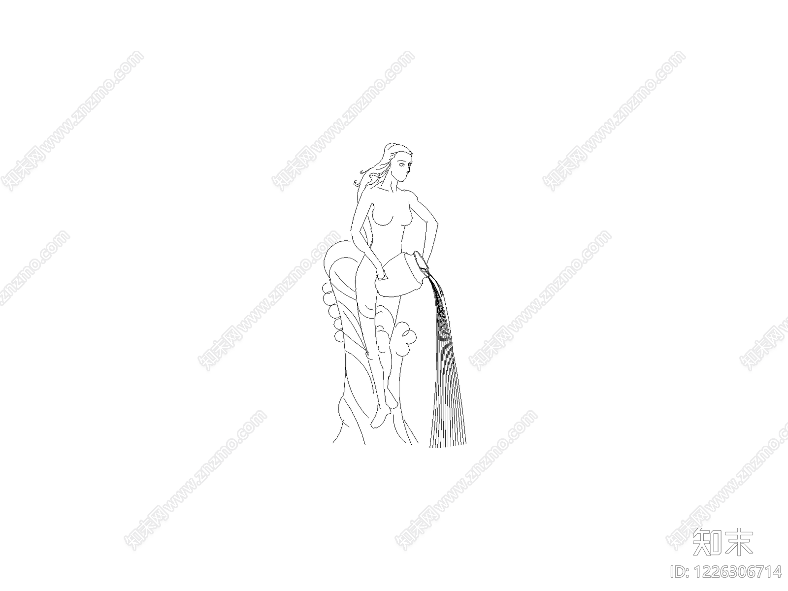 人物cad施工图下载【ID:1226306714】