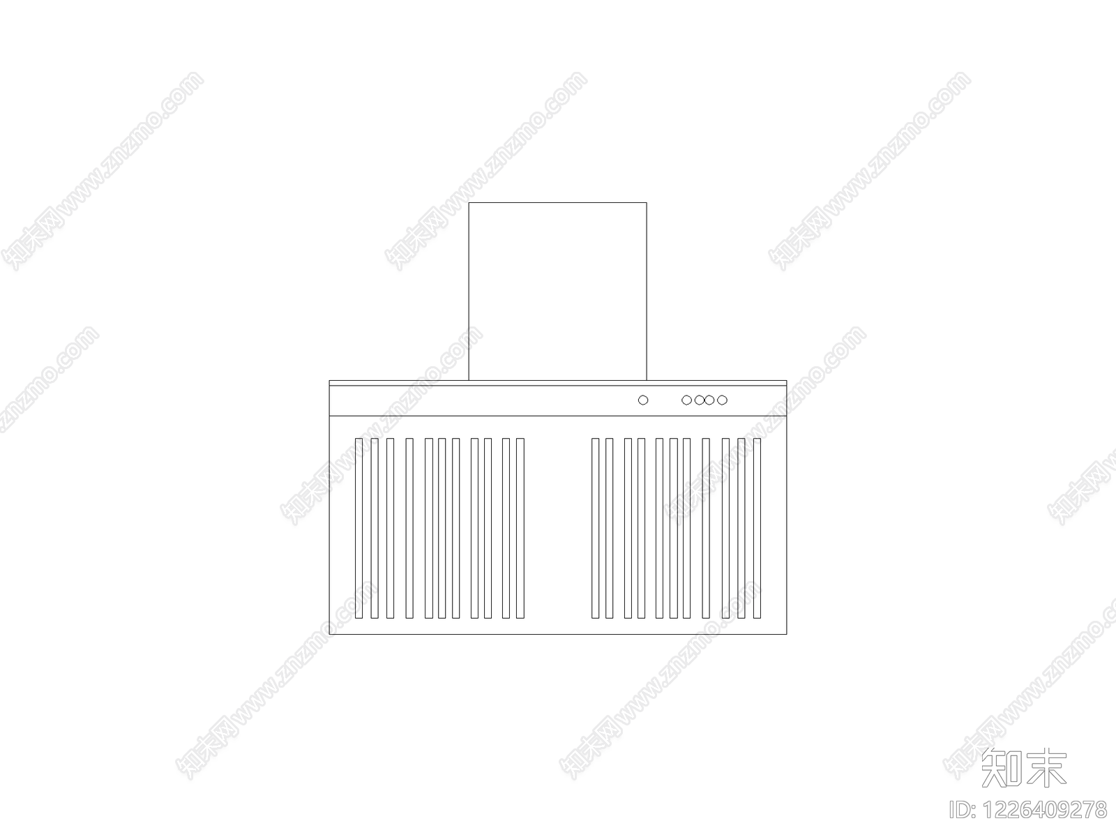 厨房设施cad施工图下载【ID:1226409278】