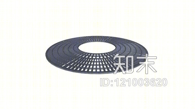 巴黎街道树木网格SU模型下载【ID:121003620】