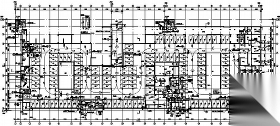 青年城花园小区商住楼地下室建筑结构施工图cad施工图下载【ID:149842172】