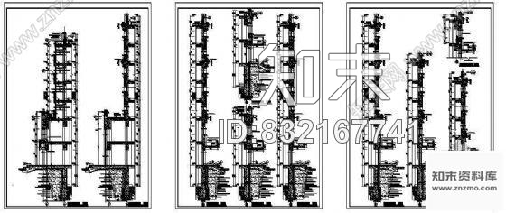 图块/节点外墙大样图施工图下载【ID:832167741】