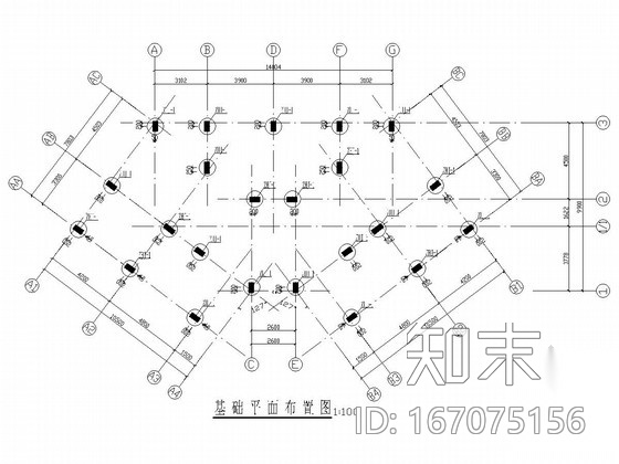 [江西]六层框架结构棚户区结构改造施工图cad施工图下载【ID:167075156】