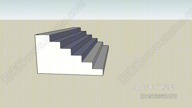 楼梯SU模型下载【ID:926662475】