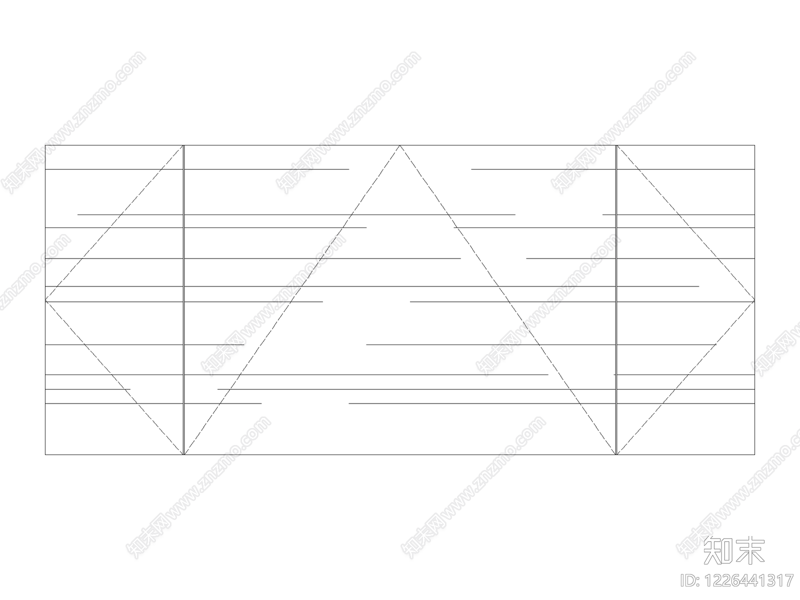 现代填充图案CAD图纸