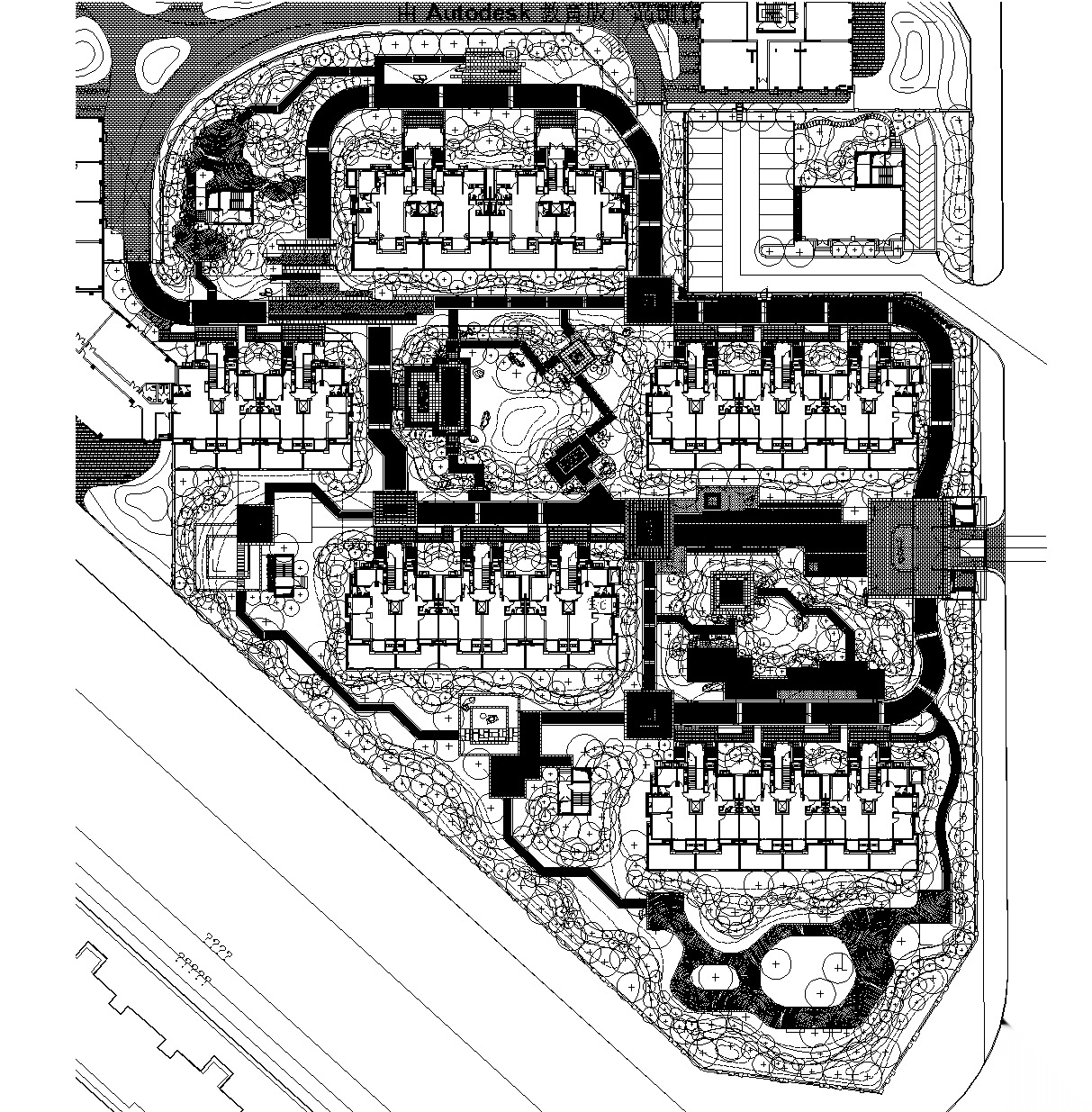 [北京]台湖泰禾1号居住公馆植物CAD施工图​施工图下载【ID:161035112】