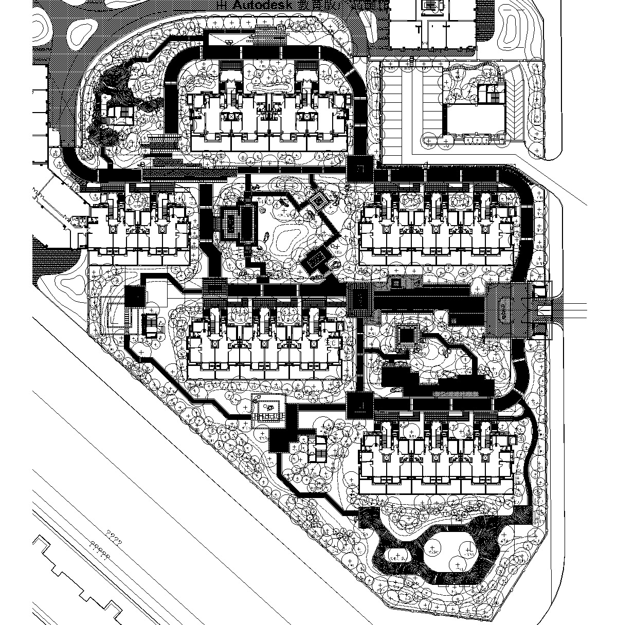 [北京]台湖泰禾1号居住公馆植物CAD施工图​施工图下载【ID:161035112】