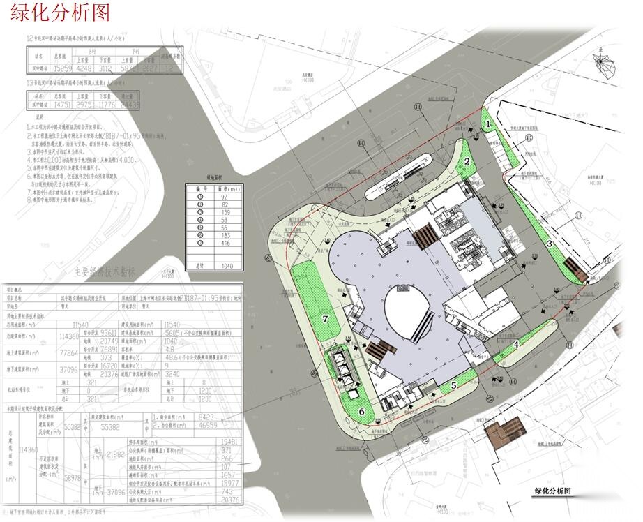 [上海]汉中路大型商业综合交通枢纽方案文本设计（PPT+3...cad施工图下载【ID:167637130】