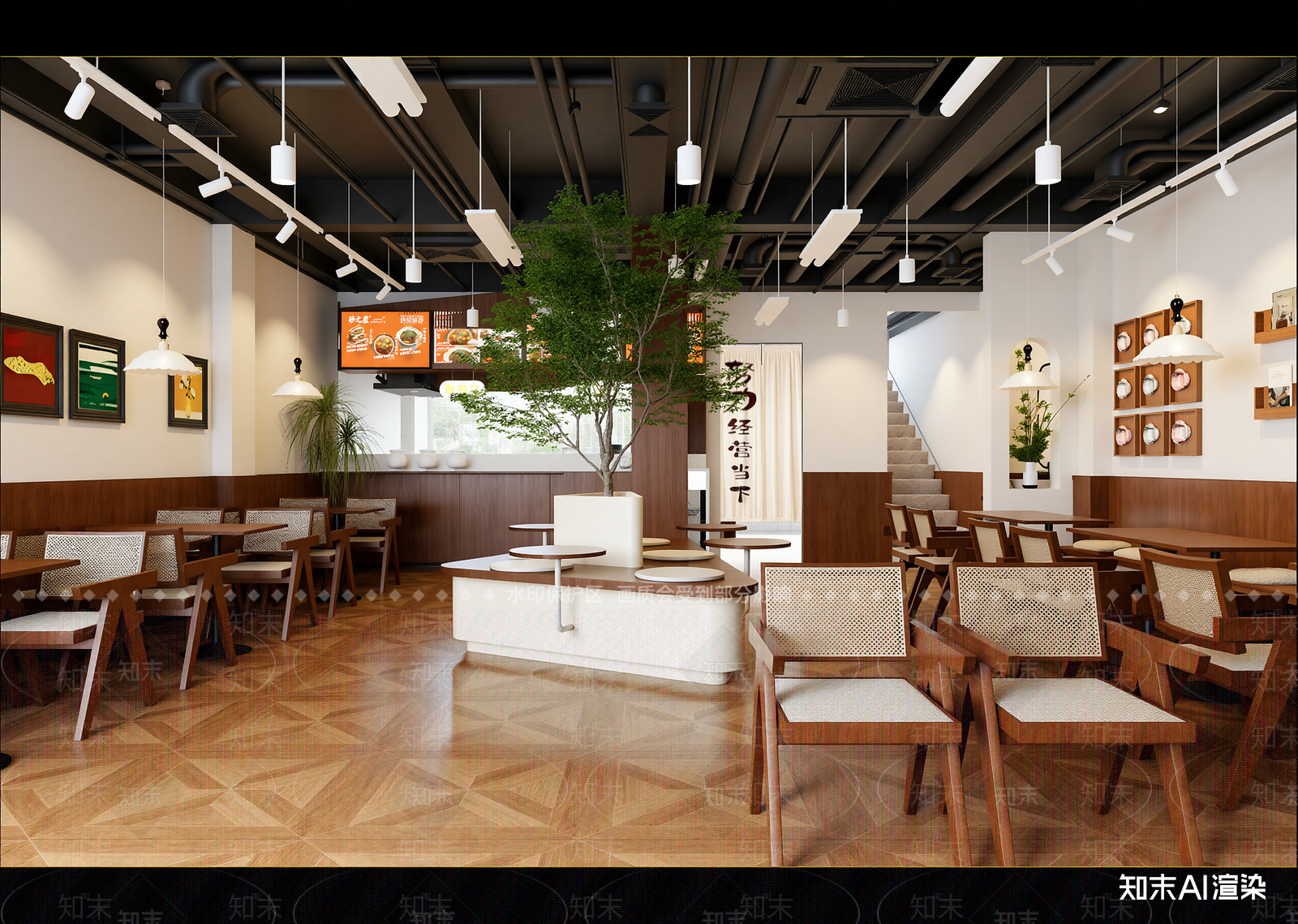 复古中餐厅3D模型下载【ID:1215923892】