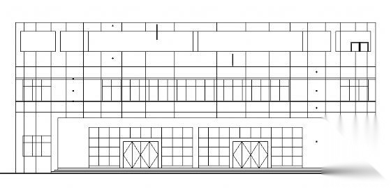 某小学区三层食堂建筑方案图cad施工图下载【ID:151658170】