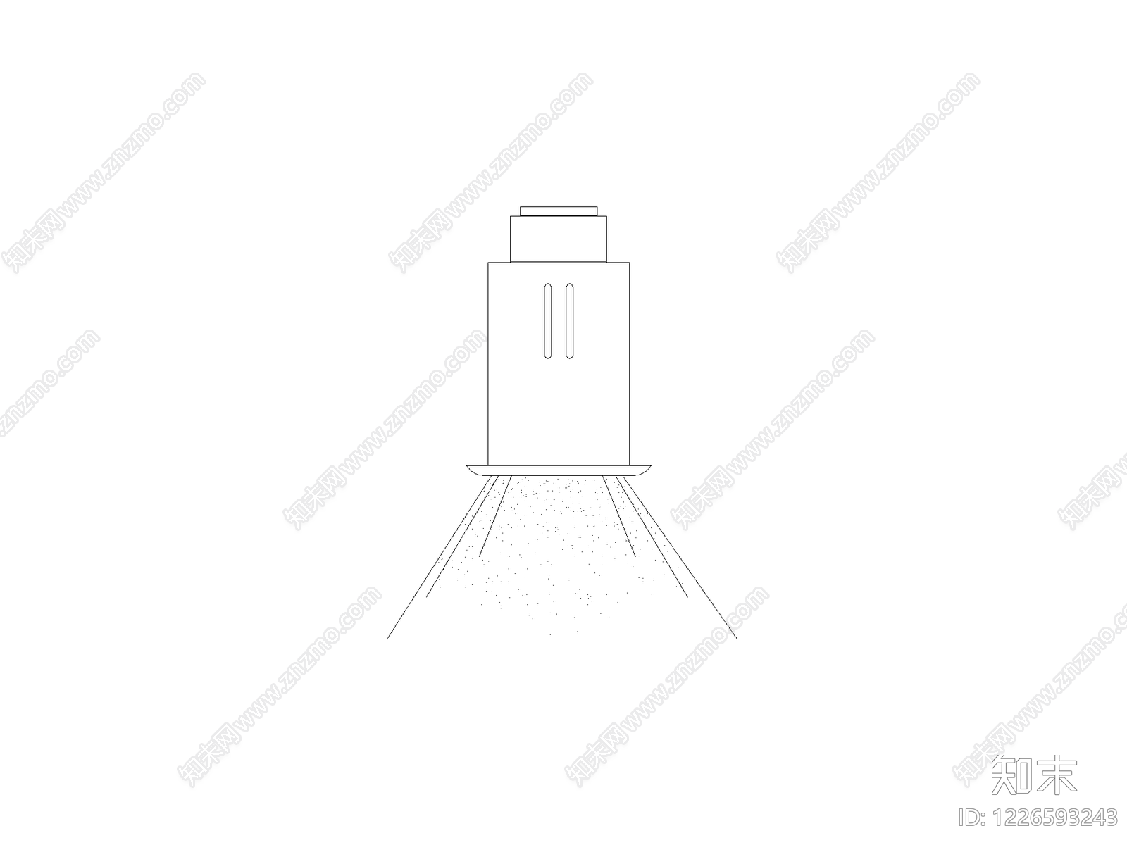 灯具图块cad施工图下载【ID:1226593243】