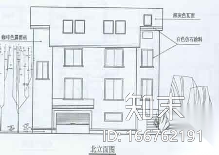 浙江省现代化新农村住宅方案精选-乡村雅居cad施工图下载【ID:166762191】