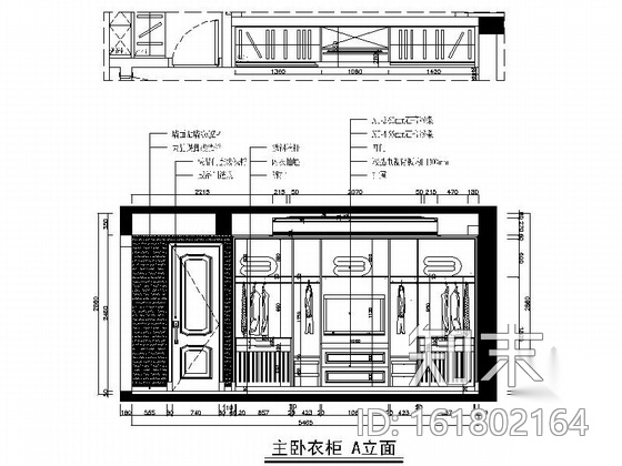 高档住宅区简欧风情四居室装修施工图（含效果）cad施工图下载【ID:161802164】