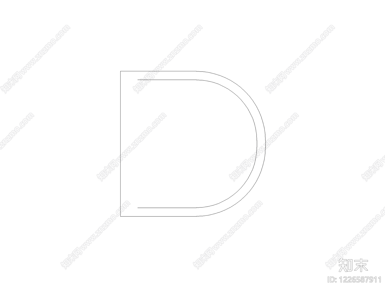 现代装饰线条CAD图纸
